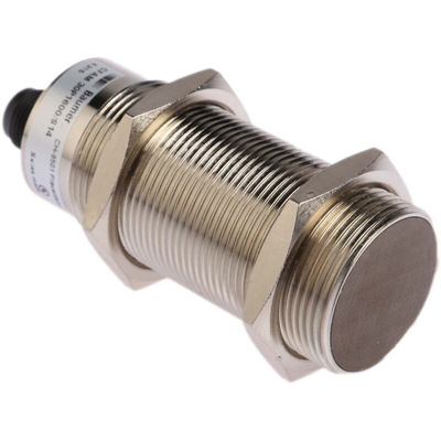 Baumer Capacitive Barrel-Style Proximity Sensor, M30 x 1.5, 15 mm Detection, PNP Output, 10 → 30 V dc, IP65
