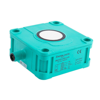 Pepperl + Fuchs Ultrasonic Block-Style Proximity Sensor, 200 → 4000 mm Detection, Analogue Output, 10 →