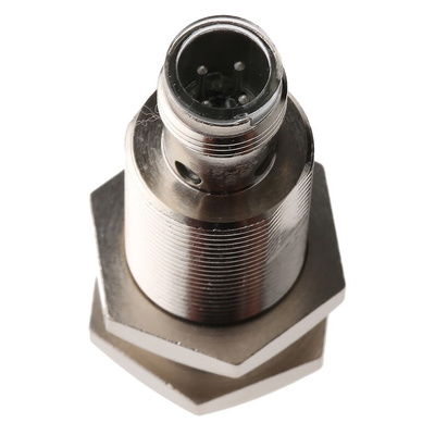 Omron Inductive Barrel-Style Proximity Sensor, M18 x 1, 8 mm Detection, NPN Output, 12 → 24 V dc, IP67