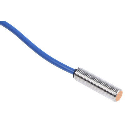 ifm electronic Inductive Barrel-Style Proximity Sensor, M8 x 1, 1 mm Detection, NAMUR Output, 7.5 → 30 V dc, IP67