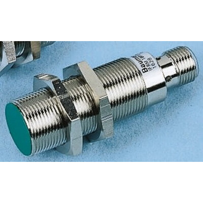 Baumer Inductive Barrel-Style Proximity Sensor, M18 x 1, 8 mm Detection, PNP Output, 10 → 30 V dc, IP67