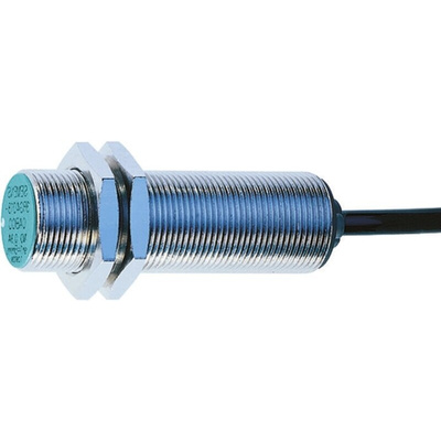 Pepperl + Fuchs Inductive Barrel-Style Proximity Sensor, M12 x 1, 2 mm Detection, PNP Output, 15 → 34 V dc, IP67