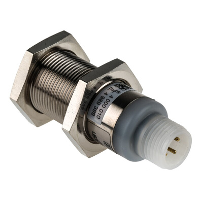 Pepperl + Fuchs Ultrasonic Barrel-Style Proximity Sensor, M18 x 1, 30 → 300 mm Detection, Analogue Output, 10