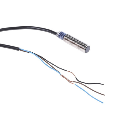Telemecanique Sensors Inductive Barrel-Style Proximity Sensor, M8 x 1, 1.5 mm Detection, PNP Output, 10 → 36 V