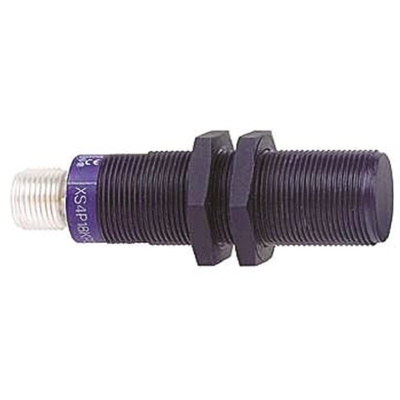 Telemecanique Sensors Inductive Barrel-Style Proximity Sensor, M18 x 1, 8 mm Detection, PNP Output, 12 → 48 V