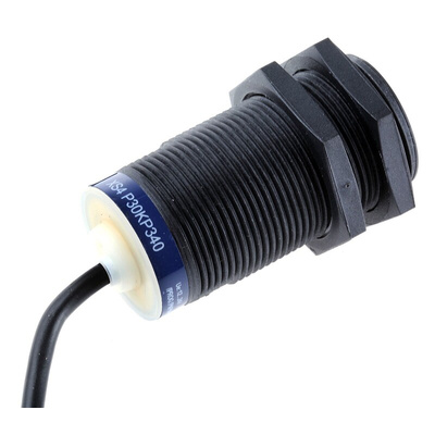 Telemecanique Sensors Inductive Barrel-Style Proximity Sensor, M30 x 1.5, 15 mm Detection, PNP & NPN Output, 10