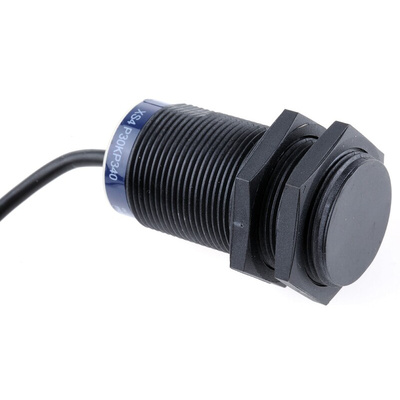 Telemecanique Sensors Inductive Barrel-Style Proximity Sensor, M30 x 1.5, 15 mm Detection, PNP & NPN Output, 10