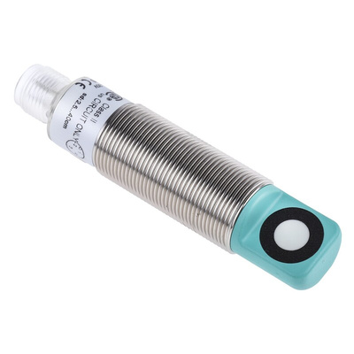 Pepperl + Fuchs Ultrasonic Barrel-Style Proximity Sensor, M18 x 1, 25 → 400 mm Detection, PNP Output, 20