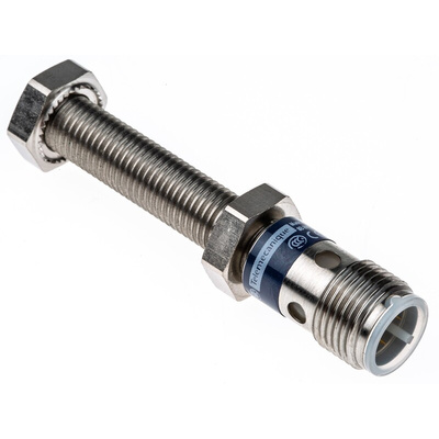 Telemecanique Sensors Inductive Barrel-Style Proximity Sensor, M8 x 1, 2.5 mm Detection, PNP Output, 12 → 48 V