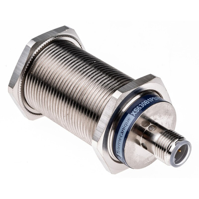Telemecanique Sensors Inductive Barrel-Style Proximity Sensor, M30 x 1.5, 15 mm Detection, PNP Output, 12 → 48 V