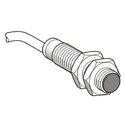 Telemecanique Sensors Inductive Barrel-Style Proximity Sensor, M8 x 1, 1.5 mm Detection, PNP Output, 12 → 48 V