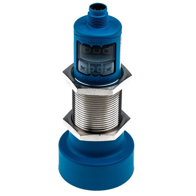 Sick Ultrasonic Barrel-Style Proximity Sensor, M30 x 1.5, 350 → 3400 mm Detection, Analogue Output, 9 →