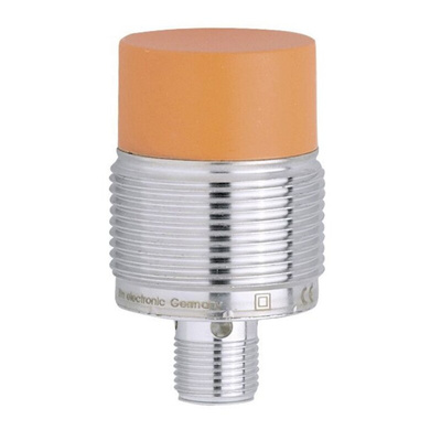 ifm electronic Inductive Barrel-Style Proximity Sensor, M30 x 1.5, 22 mm Detection, PNP Output, 10 → 36 V dc,
