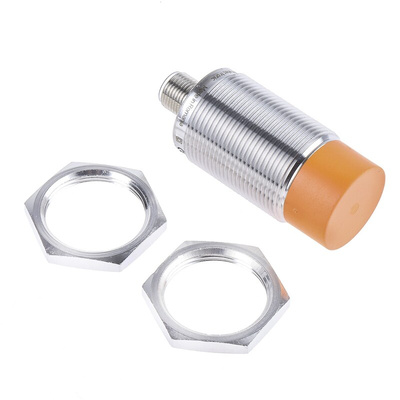 ifm electronic Inductive Barrel-Style Proximity Sensor, M30 x 1.5, 22 mm Detection, PNP & NPN Output, 10 → 36 V