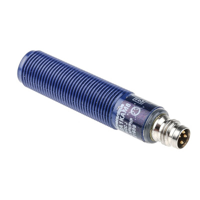 Telemecanique Sensors Ultrasonic Barrel-Style Proximity Sensor, M12 x 1, 6 → 50 mm Detection, PNP & NPN Output,