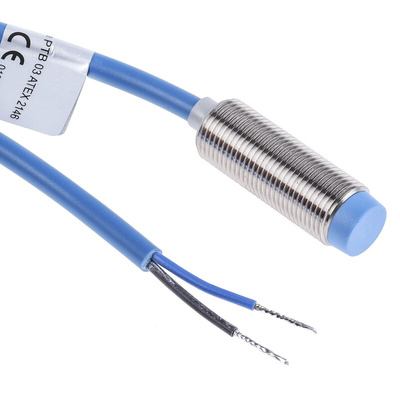 Baumer Inductive Barrel-Style Proximity Sensor, M12 x 1, 4 mm Detection, NAMUR Output, 5 → 30 V dc, IP67