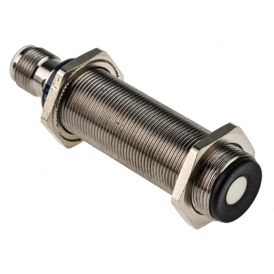 Telemecanique Sensors Ultrasonic Barrel-Style Proximity Sensor, M18 x 1, 3 → 50 mm Detection, PNP Output, 12