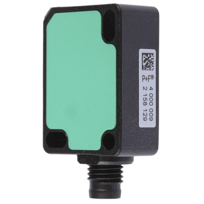 Pepperl + Fuchs Ultrasonic Block-Style Proximity Sensor, M8 x 1, 0 → 250 mm Detection, PNP Output, 20 →
