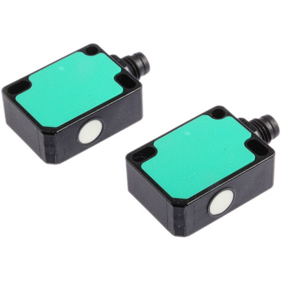 Pepperl + Fuchs Ultrasonic Block-Style Proximity Sensor, M8 x 1, 0 → 800 mm Detection, PNP Output, 20 →