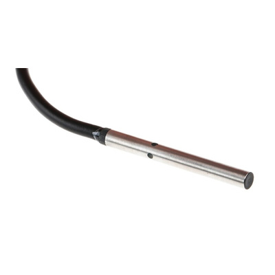 Omron Inductive Barrel-Style Proximity Sensor, 0.8 mm Detection, PNP Output, 10 → 30 V dc, IP67