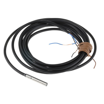 Omron Inductive Barrel-Style Proximity Sensor, 1.2 mm Detection, NPN Output, 10 → 30 V dc, IP67