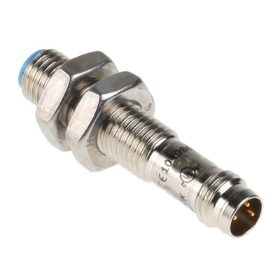 Sick Inductive Barrel-Style Proximity Sensor, M8 x 1, 2 mm Detection, PNP Output, 10 → 30 V dc, IP67