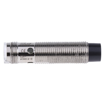 Omron Inductive Barrel-Style Proximity Sensor, M12 x 1, 8 mm Detection, PNP Output, 12 → 24 V dc, IP67