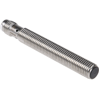 Omron Inductive Barrel-Style Proximity Sensor, M8 x 1, 2 mm Detection, PNP Output, 12 → 24 V dc, IP67