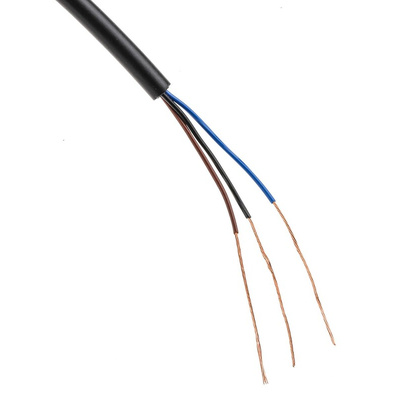 Omron Inductive Barrel-Style Proximity Sensor, M12 x 1, 4 mm Detection, PNP Output, 12 → 24 V dc, IP67