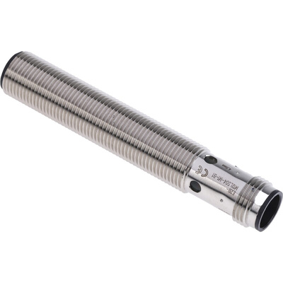 Omron Inductive Barrel-Style Proximity Sensor, M12 x 1, 4 mm Detection, PNP Output, 12 → 24 V dc, IP67