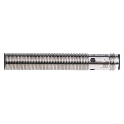 Omron Inductive Barrel-Style Proximity Sensor, M12 x 1, 4 mm Detection, PNP Output, 12 → 24 V dc, IP67