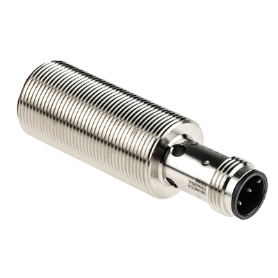 Omron Inductive Barrel-Style Proximity Sensor, M18 x 1, 8 mm Detection, NPN Output, 12 → 24 V dc, IP67