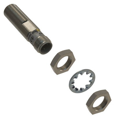 Omron Inductive Barrel-Style Proximity Sensor, M12 x 1, 3 mm Detection, PNP Output, 12 → 24 V dc, IP67