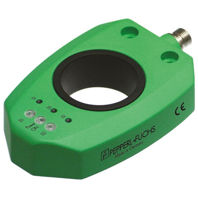 Pepperl + Fuchs Inductive Ring-Style Proximity Sensor, 30 mm Detection, Analogue, PNP Output, 18 → 30 V dc, IP67