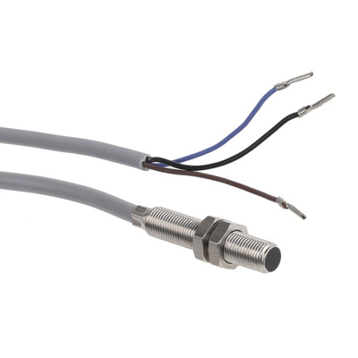 ifm electronic Inductive Barrel-Style Proximity Sensor, M5 x 0.5, 1.5 mm Detection, PNP Output, 10 → 30 V dc,