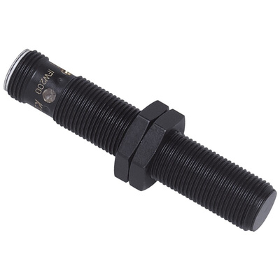 ifm electronic Inductive Barrel-Style Proximity Sensor, M12 x 1, 3 mm Detection, PNP Output, 10 → 30 V dc, IP67