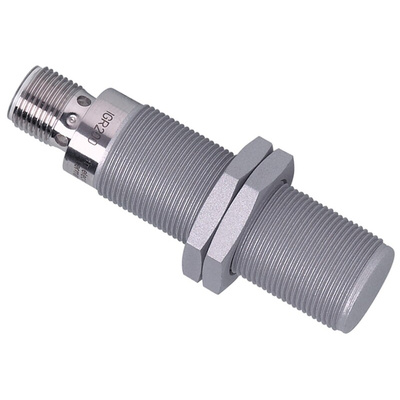 ifm electronic Inductive Barrel-Style Proximity Sensor, M18 x 1, 6 mm Detection, PNP Output, 10 → 36 V dc, IP67