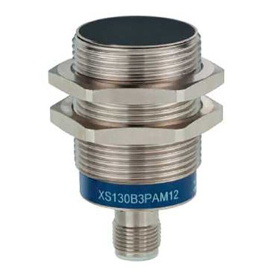 Telemecanique Sensors Inductive Barrel-Style Proximity Sensor, M30 x 1.5, 10 mm Detection, NPN Output, 12 → 24 V