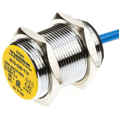 Turck Inductive Barrel-Style Proximity Sensor, M30 x 1.5, 10 mm Detection, NAMUR Output, 8.2 V dc, IP67