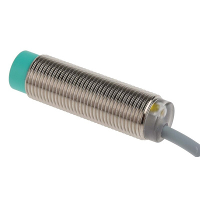 Pepperl + Fuchs Inductive Barrel-Style Proximity Sensor, M12 x 1, 4 mm Detection, 5 → 30 V dc, IP67