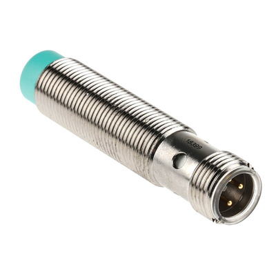 Pepperl + Fuchs Inductive Barrel-Style Proximity Sensor, M12 x 1, 4 mm Detection, 5 → 30 V dc, IP67