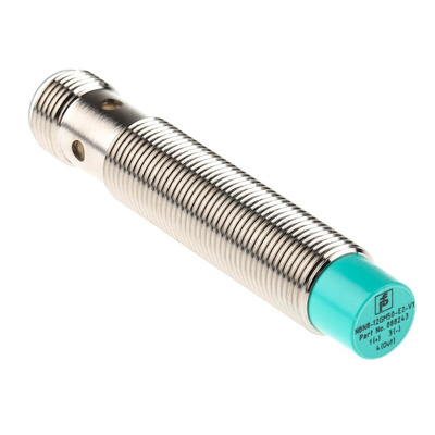 Pepperl + Fuchs Inductive Barrel-Style Proximity Sensor, M12 x 1, 8 mm Detection, PNP Output, 5 → 36 V dc, IP68