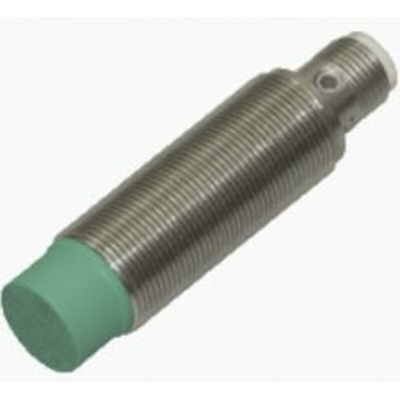 Pepperl + Fuchs Inductive Barrel-Style Proximity Sensor, M18 x 1, 20 mm Detection, PNP Output, 10 → 30 V dc, IP67