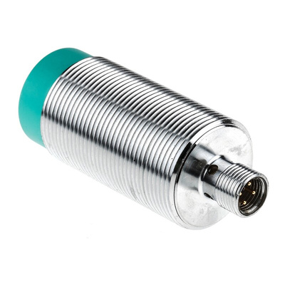 Pepperl + Fuchs Inductive Barrel-Style Proximity Sensor, M30 x 1.5, 40 mm Detection, PNP Output, 10 → 30 V dc,