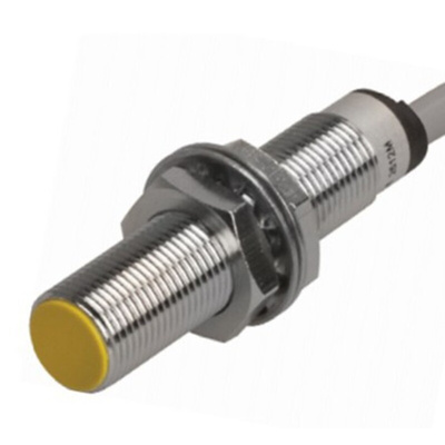 Turck Inductive Barrel-Style Proximity Sensor, M12 x 1, 2 mm Detection, PNP Output, 10 → 30 V dc, IP67