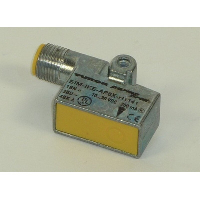 Turck Inductive Block-Style Proximity Sensor, PNP Output, 10 → 30 V dc, IP67