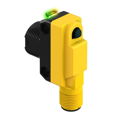 Banner Ultrasonic Block-Style Proximity Sensor, M18 x 1, 50 → 500 mm Detection, PNP Output, 12 → 30 V dc,