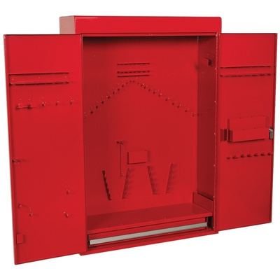 RS PRO 1 drawer Heavy Gauge SteelWall Mount Tool Cabinet, 900mm x 195mm x 615mm