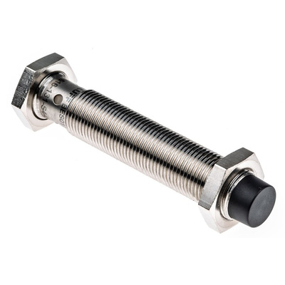 BALLUFF Inductive Barrel-Style Proximity Sensor, M12 x 1, 4 mm Detection, PNP Output, 10 → 30 V dc, IP68