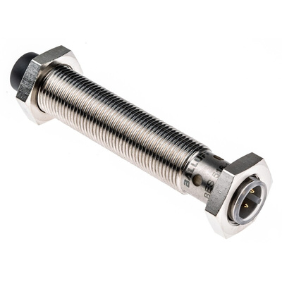 BALLUFF Inductive Barrel-Style Proximity Sensor, M12 x 1, 4 mm Detection, PNP Output, 10 → 30 V dc, IP68